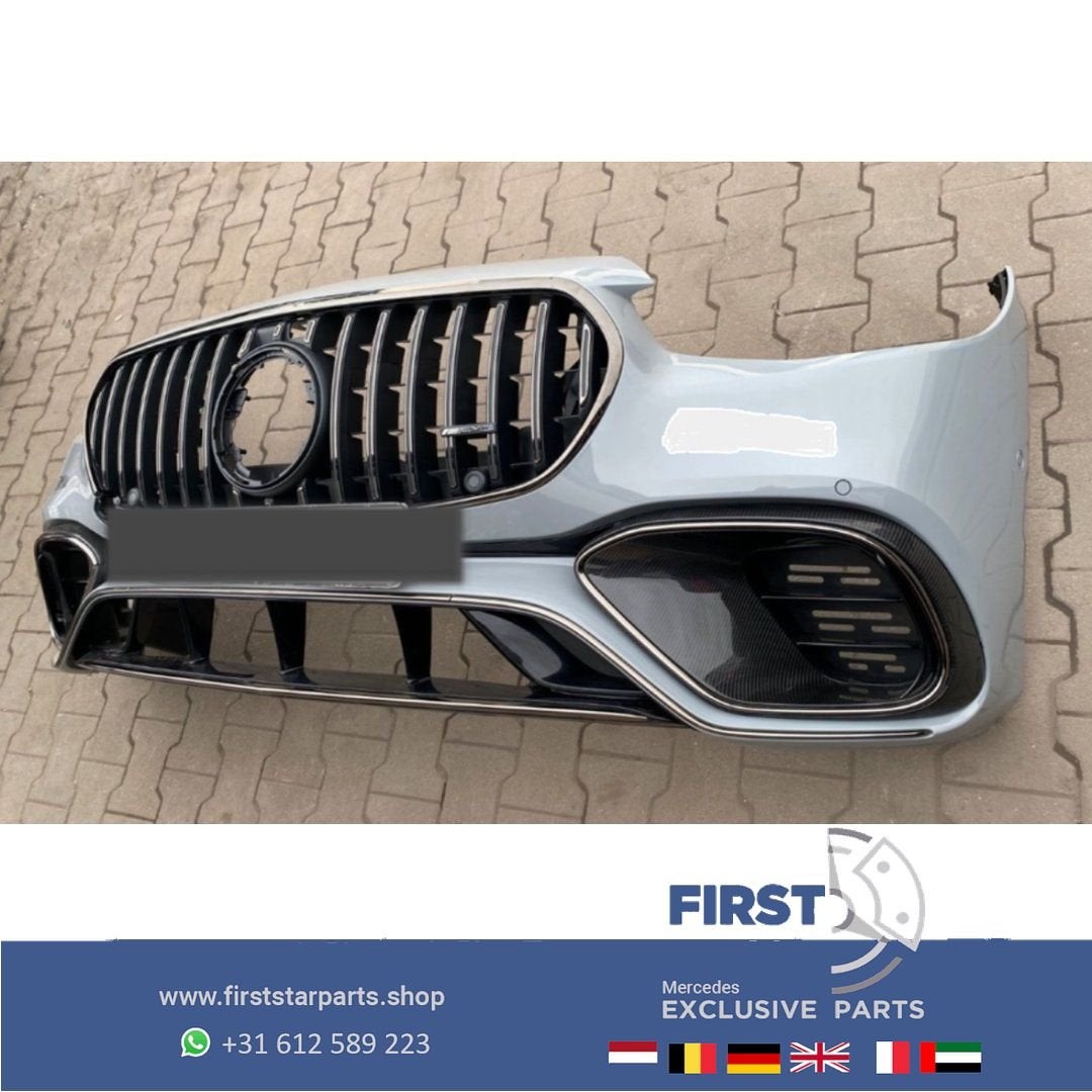 W223 S63 AMG BUMPER A2238853901 S63s CARBON VOORBUMPER S Kla, Utilisé, -, Avant, -
