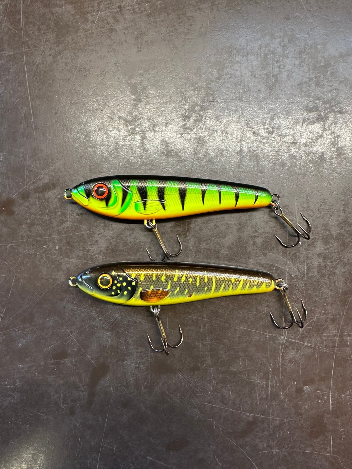 2x Wolfcreek jerkbaits te koop., Watersport en Boten, Hengelsport | Roofvissen, Ophalen, Zo goed als nieuw