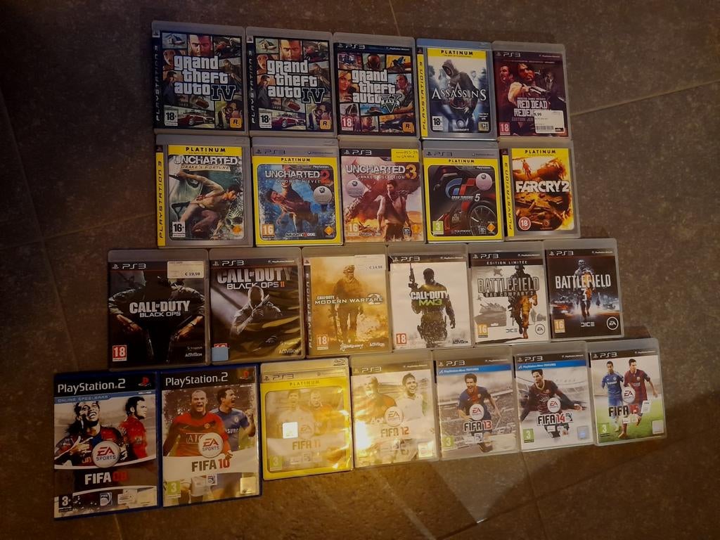 Lot Playstation 3 (PS3) games, Enlèvement