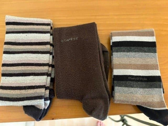 3 paar lange kousen maat 39/40, Kleding | Dames, Sokken en Kniesokken, Bruin, Ophalen of Verzenden, Zo goed als nieuw