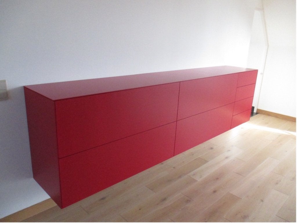 Uitzonderlijke design dressoir (3m lang!) - transportklaar, Ophalen, Zo goed als nieuw