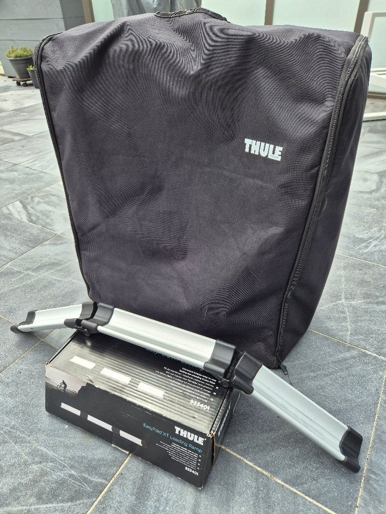 THULE EASYFOLD XT2 933 ALS NIEUW, Ophalen, 2 fietsen, Zo goed als nieuw, Elektrische fiets