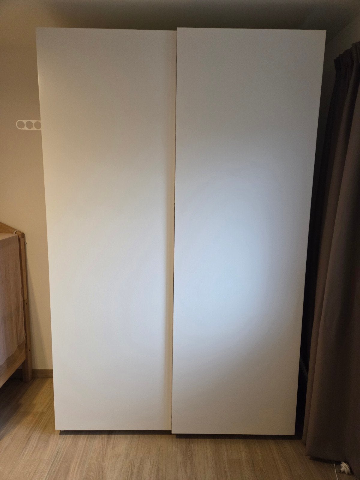 Kleerkast Ikea Pax met schuifdeuren, Gebruikt, 100 tot 150 cm, 200 cm of meer, 50 tot 75 cm