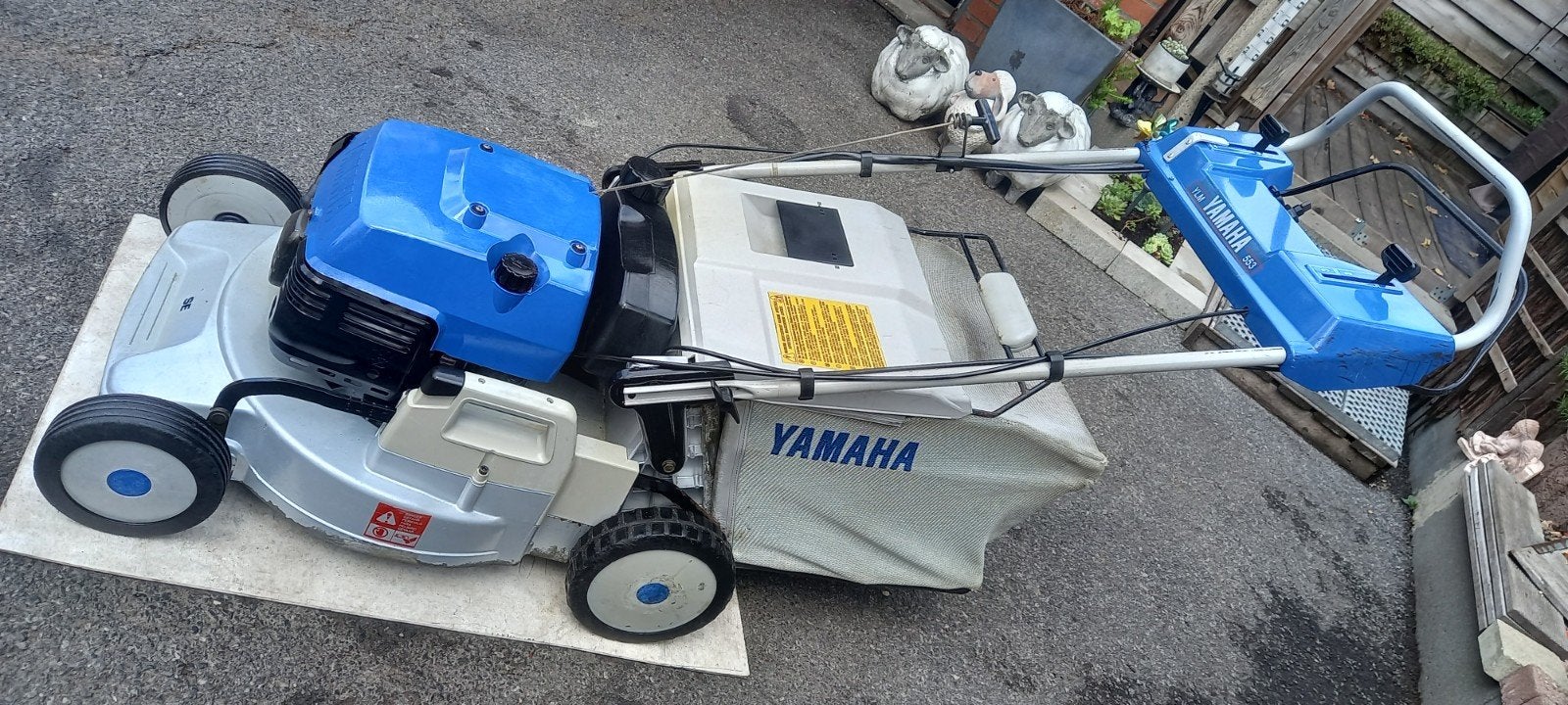 YAMAHA PRO / 3 SPEED ( 52CM ) ZELFTREKKER BENZINE GRASMAAIER, Ophalen of Verzenden, Versnellingen