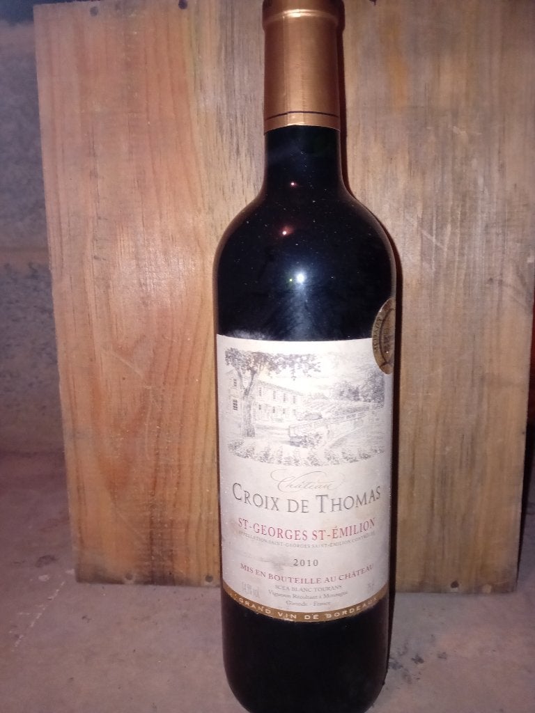 Thomas Saint-Georges Saint-Emilion Cross Rode Wijn 2010, Ophalen, Rode wijn, Vol