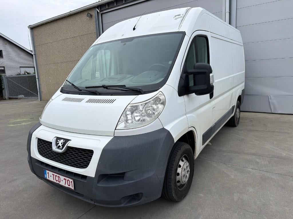 Peugeot Boxer L2H2, Auto's, Stof, Zwart, 4 cilinders, Wit