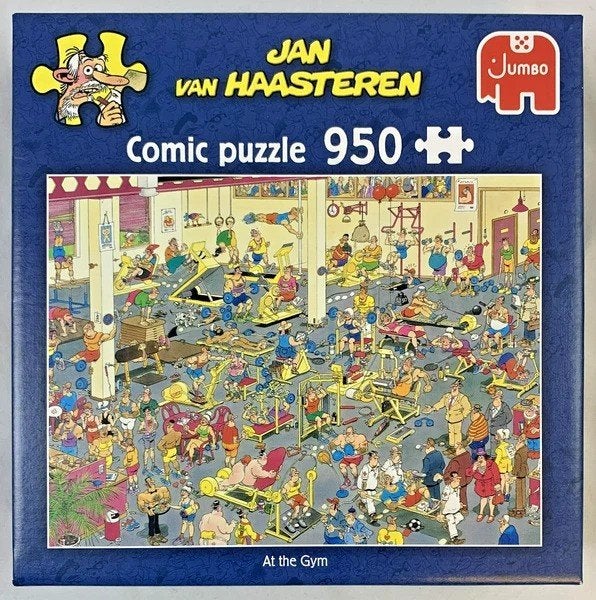 Jan van Haasteren 950 st puzzle À la salle de sport À la sal, Hobby & Loisirs créatifs, Envoi, 500 à 1500 pièces, Comme neuf, Puzzle