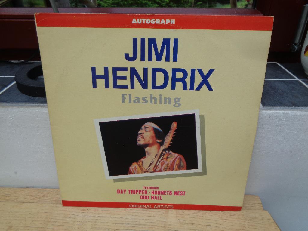 Jimi Hendrix LP "Flashing" [Yugoslavia-1985], Complilatie, Verzenden, 1980 - 1989, Gebruikt