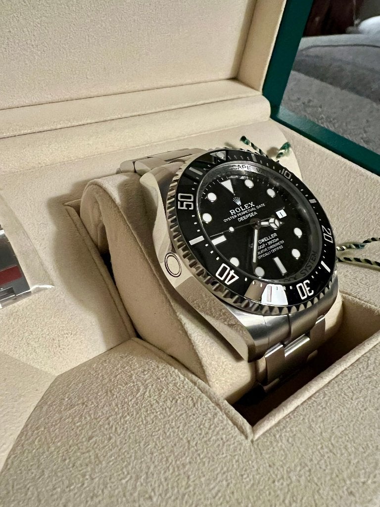 Rolex Deepsae 44 12/2020 full set, Montre-bracelet, Rolex, Enlèvement, Acier