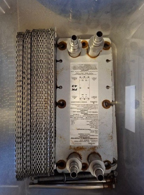 platenkoeler bier brouwen, Ophalen, Gebruikt