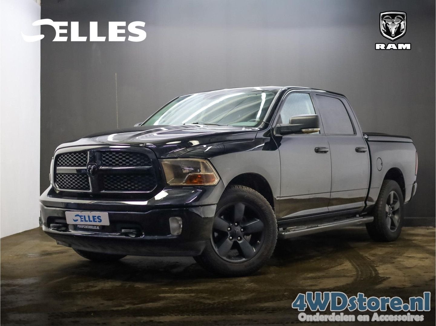 Dodge Ram 1500 3.6 V6 Crew Cab 5'7 | LPG | Schuif-/kantel da, Auto's, Automaat, Electronic Stability Program (ESP), Zwart, RAM 1500