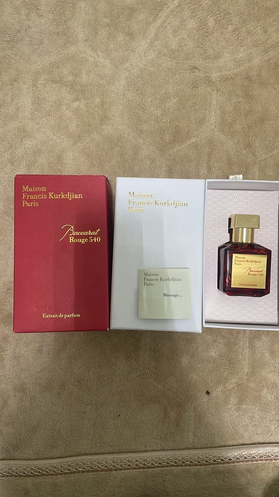Maison Francis Kurkdjian Baccarat Rouge 540 – 70 ml., Ophalen of Verzenden, Nieuw, Parfumfles, Gevuld