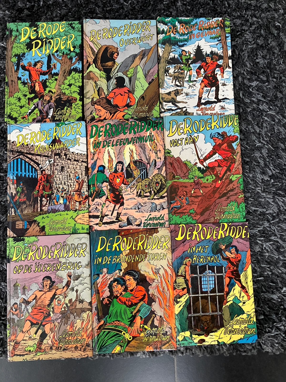 Rode Ridder boeken - 8€/stuk - 60€/set, Ophalen of Verzenden, Gelezen, Fictie