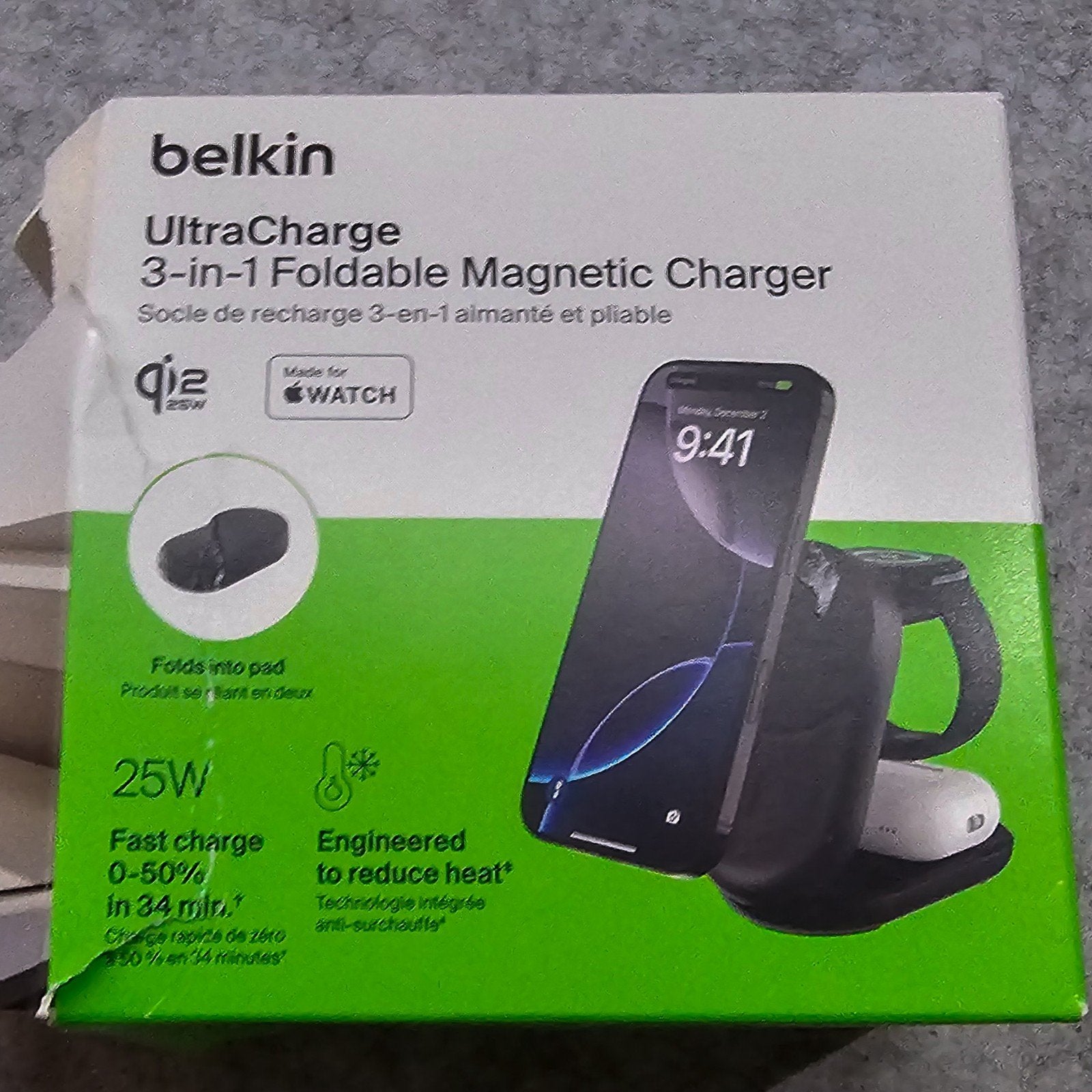 Belkin 3 in 1 charger, Ophalen of Verzenden, Belkin