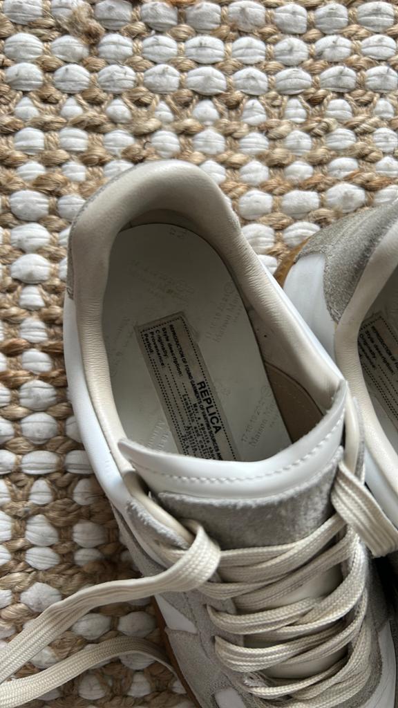 Maison margiela gats maat 43, Vêtements | Hommes, Chaussures, Enlèvement ou Envoi, Porté, Blanc, Baskets