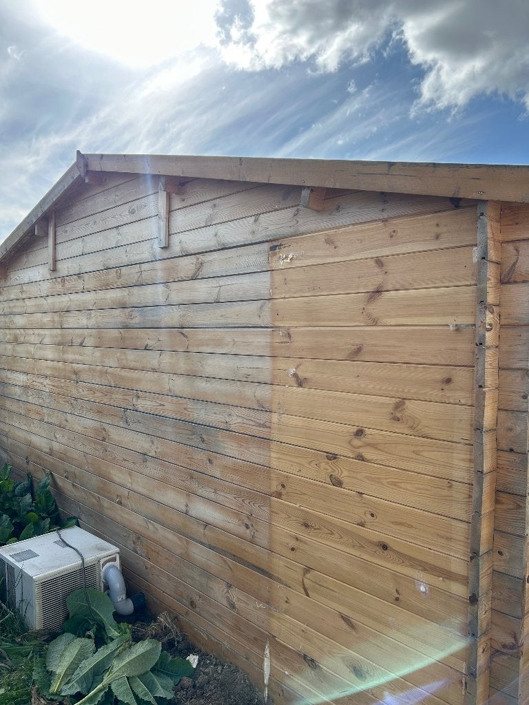 Houten huisje 4x5, Tuin en Terras, Ophalen, Gebruikt