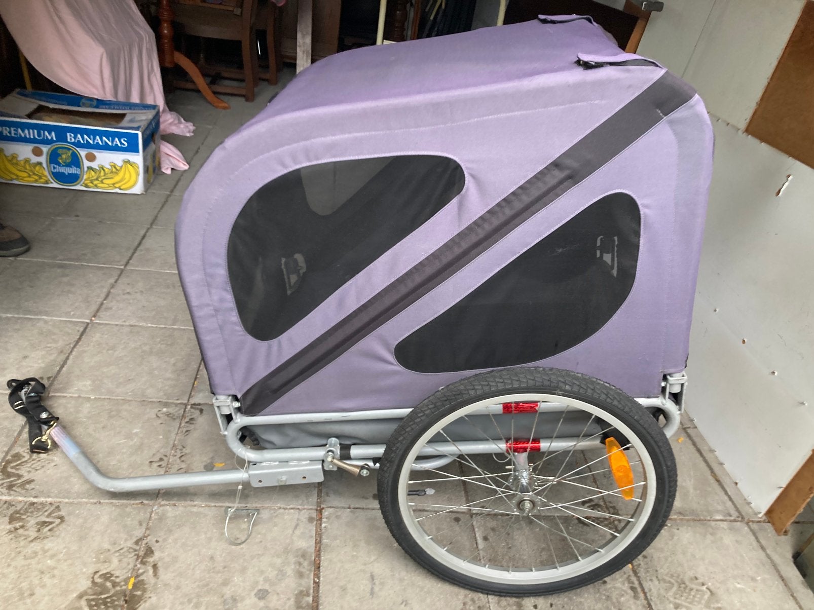Remorque pour vélo pour chien, Enlèvement, Comme neuf, Pliable