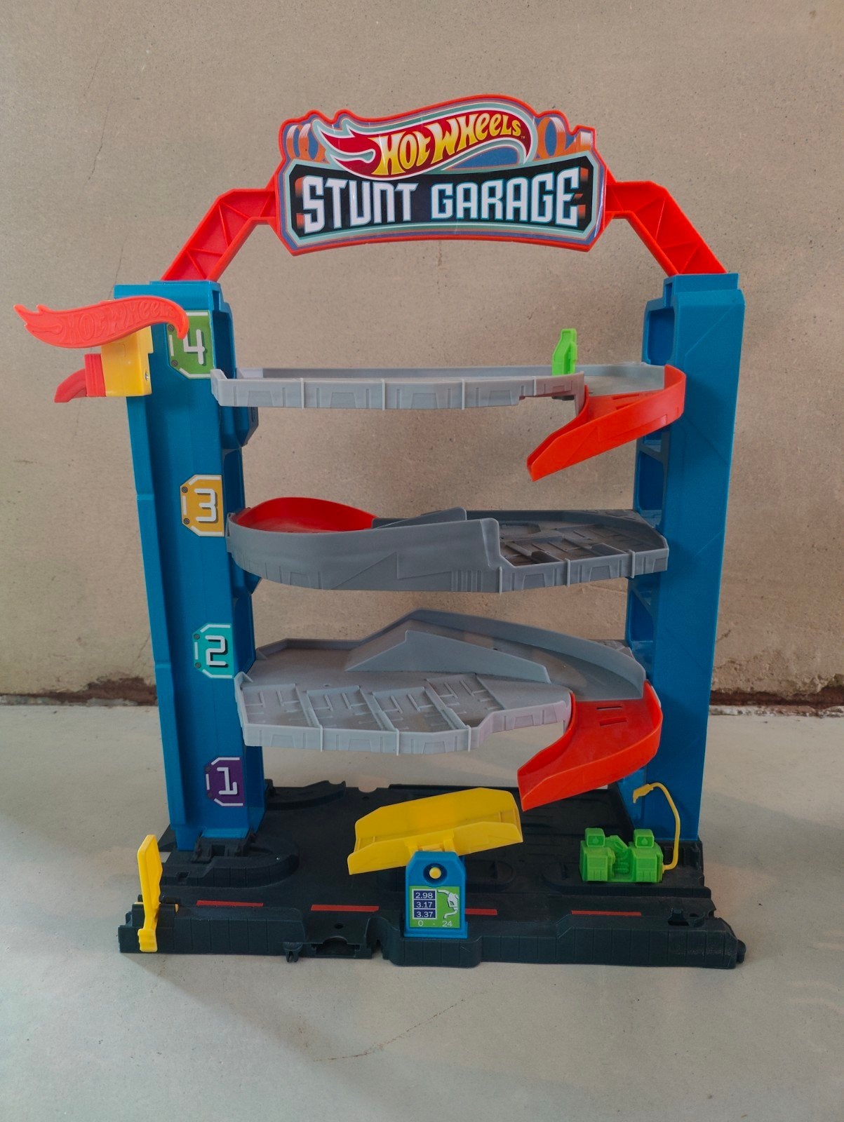 Hot Wheels garage, Kinderen en Baby's, Ophalen, Racebaan, Zo goed als nieuw, Hot Wheels