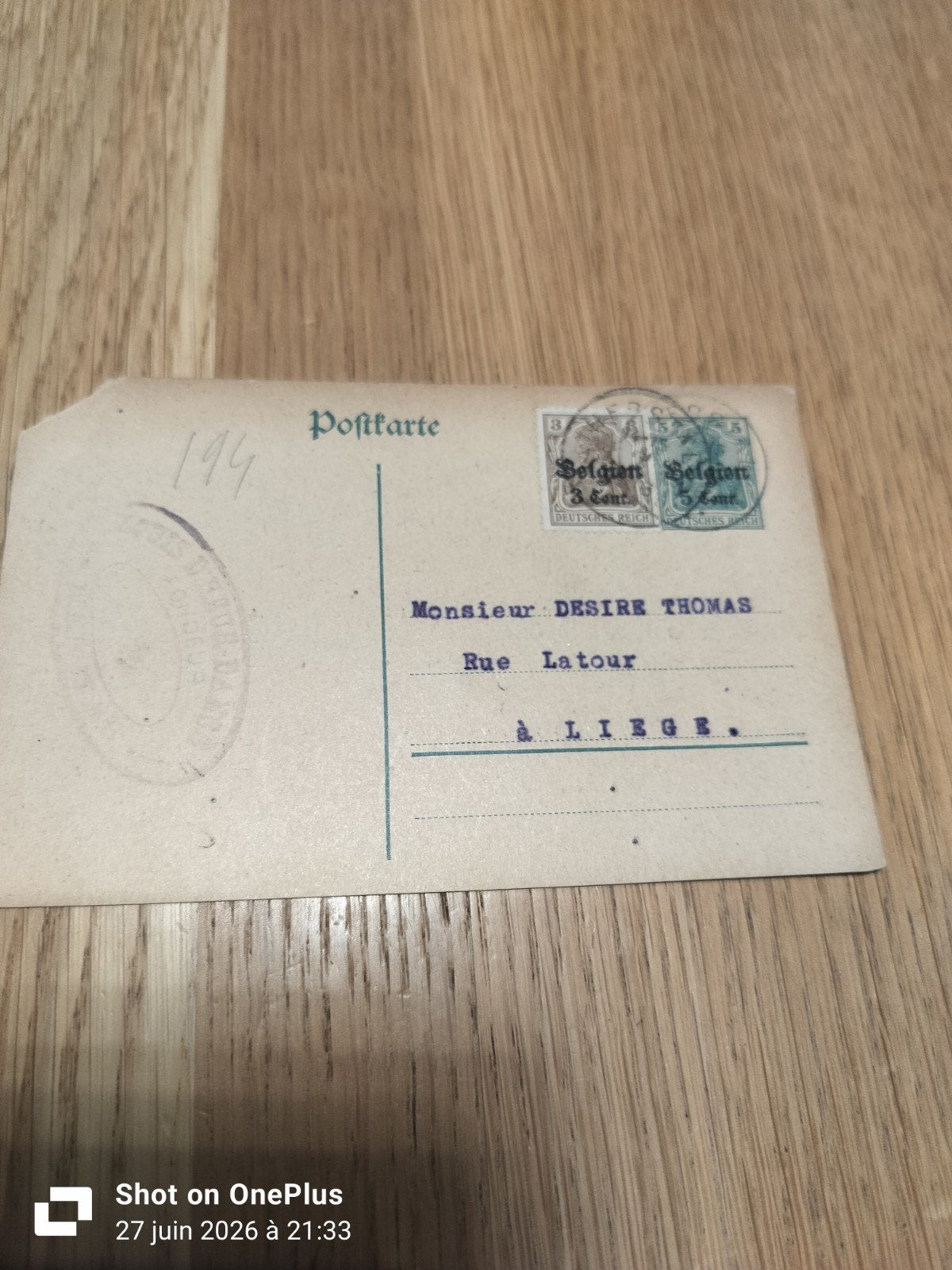Ancienne carte, Collections, Enlèvement