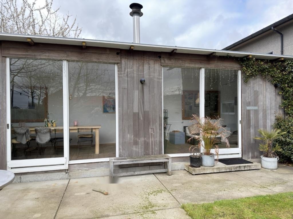 Poolhouse - omgebouwde 40ft HC container, Tuin en Terras, Tuinhuizen, Gebruikt, Overige typen, Hout, 500 cm of meer, 200 tot 400 cm