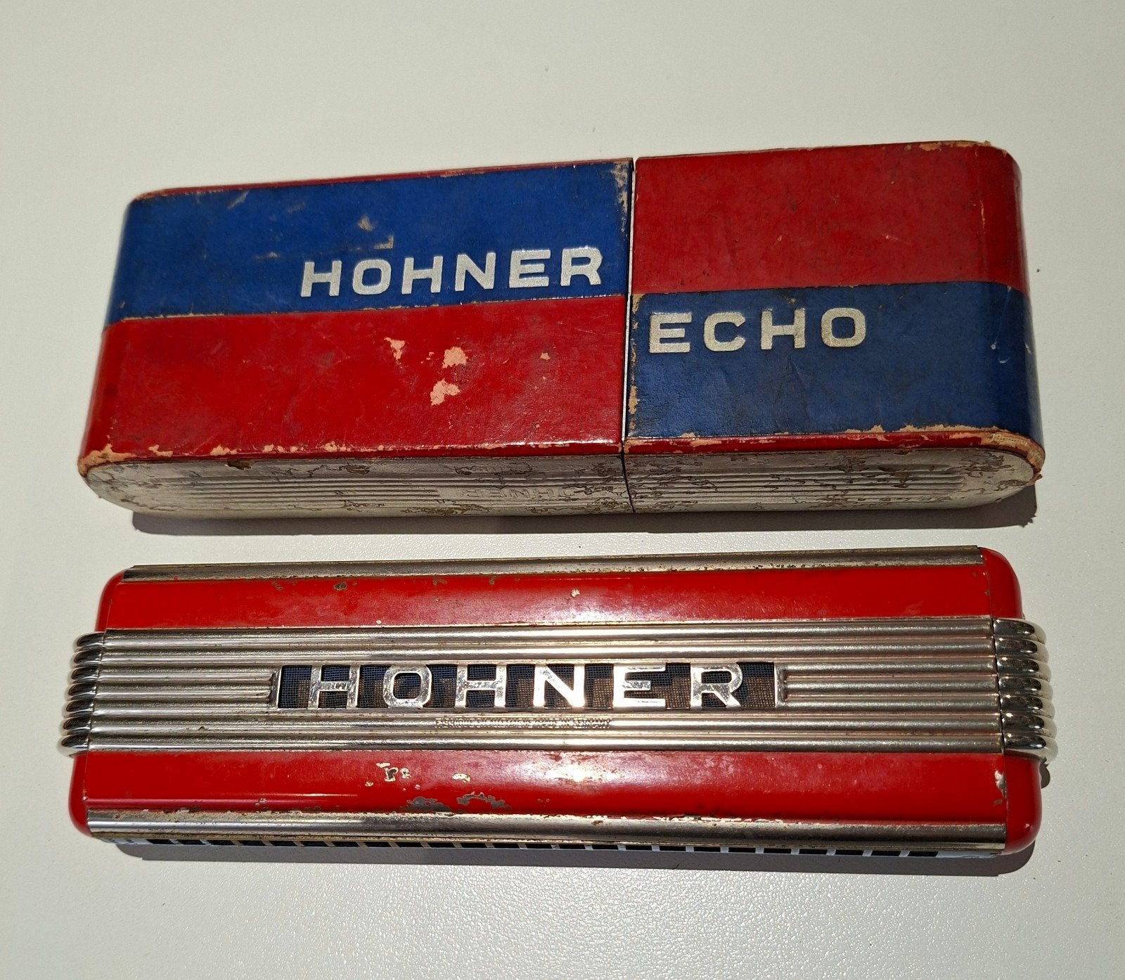 mondharmonica Hohner Echo, Ophalen of Verzenden