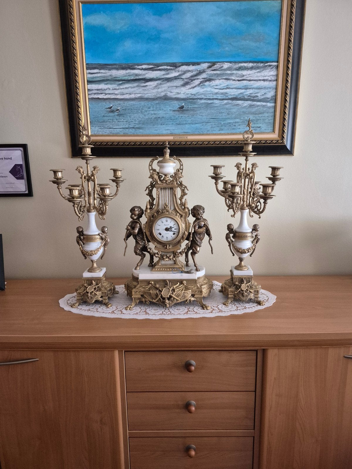 Belle garniture, Enlèvement