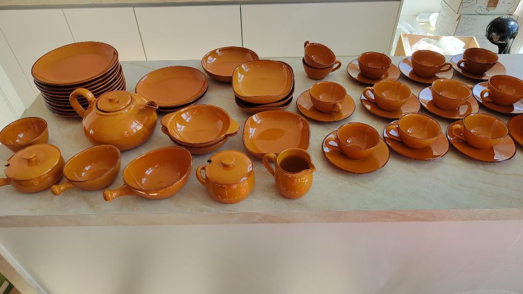 Vintage Scandinavisch servies Brack & Sønner Denemarken 1960, Ophalen