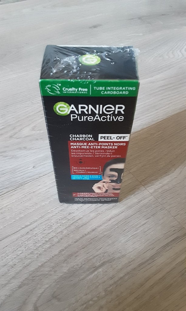 Garnier PureActive Charcoal Peel-Off-masker, Gehele gezicht, Zwart, Nieuw, Ophalen of Verzenden