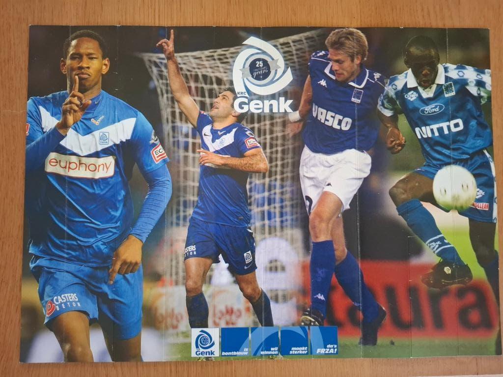 KRC Genk poster 2012-2013 25jaar jubileum 2, Ophalen of Verzenden, Zo goed als nieuw, Poster, Plaatje of Sticker