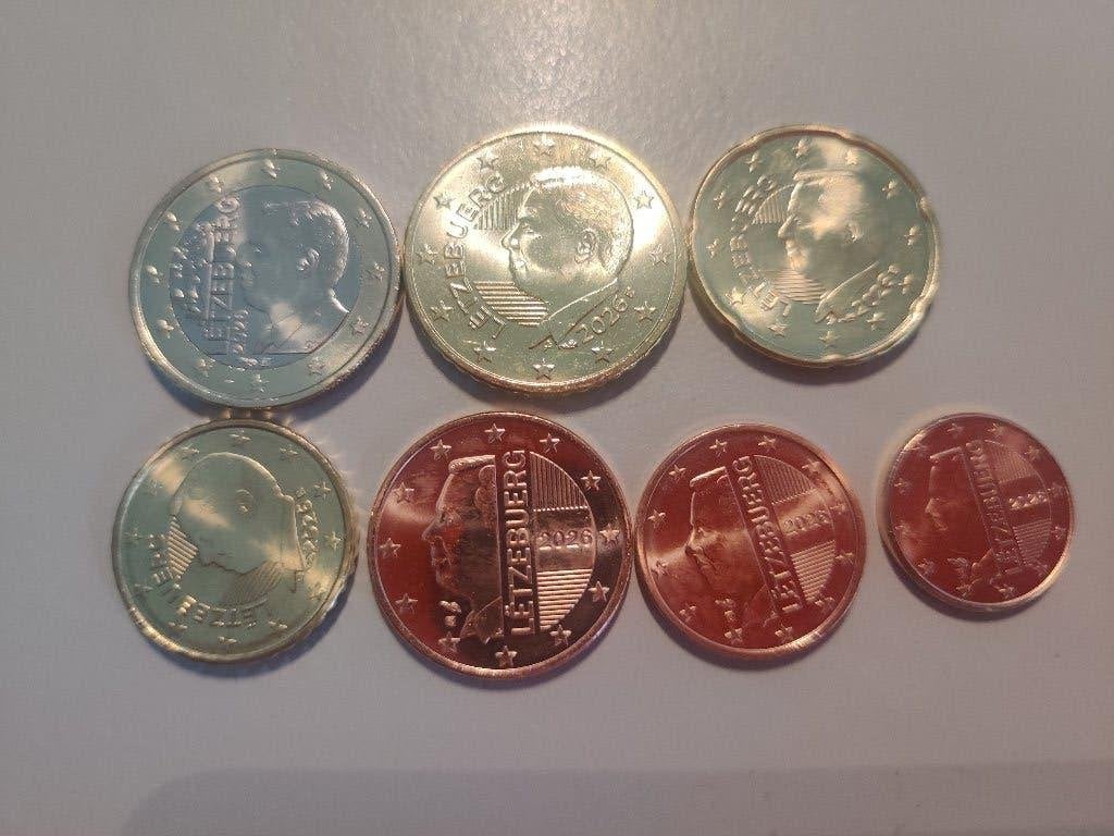 euromunten Luxemburg 2026, Timbres & Monnaies, Monnaies | Europe | Monnaies euro, Enlèvement ou Envoi, Luxembourg, 1 centime, Monnaie en vrac