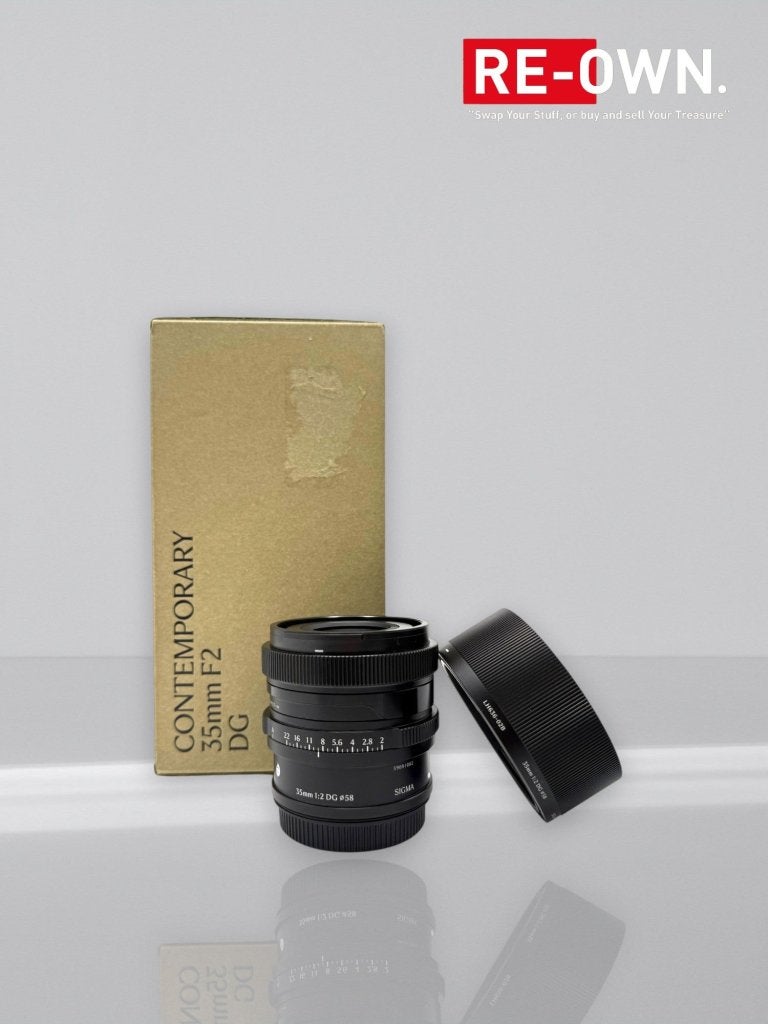 SIGMA 35MM F/2 DG CONTEMPORARY L MOUNT | NIEUWSTAAT | DOOS, Niet ingevuld, Sigma, Beschermhoes/tas, Niet ingevuld