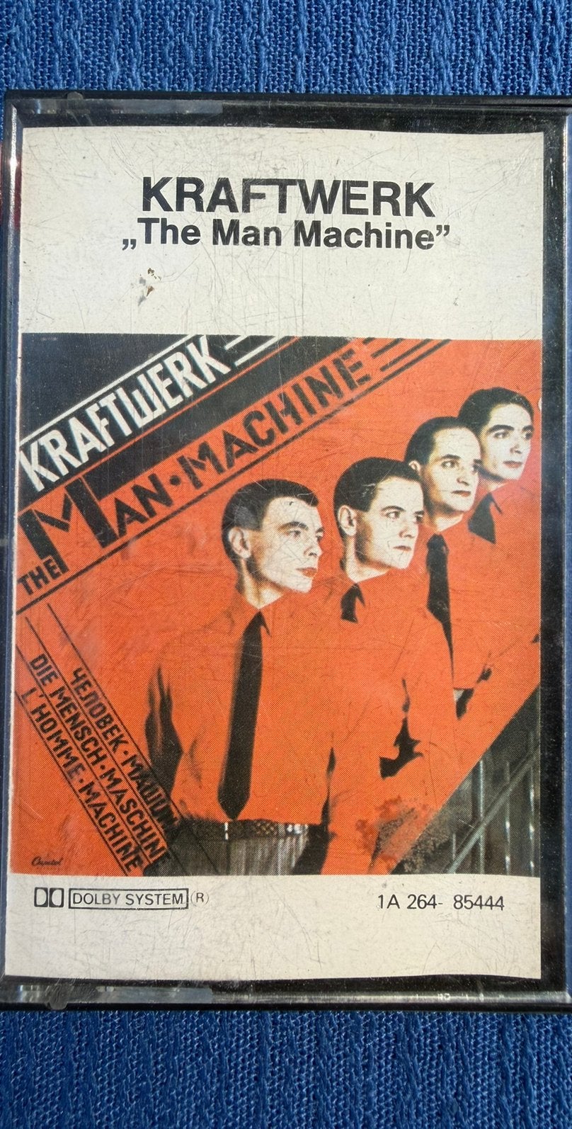 Vintage cassette kraftwerk man machine retro, Ophalen of Verzenden, Zo goed als nieuw