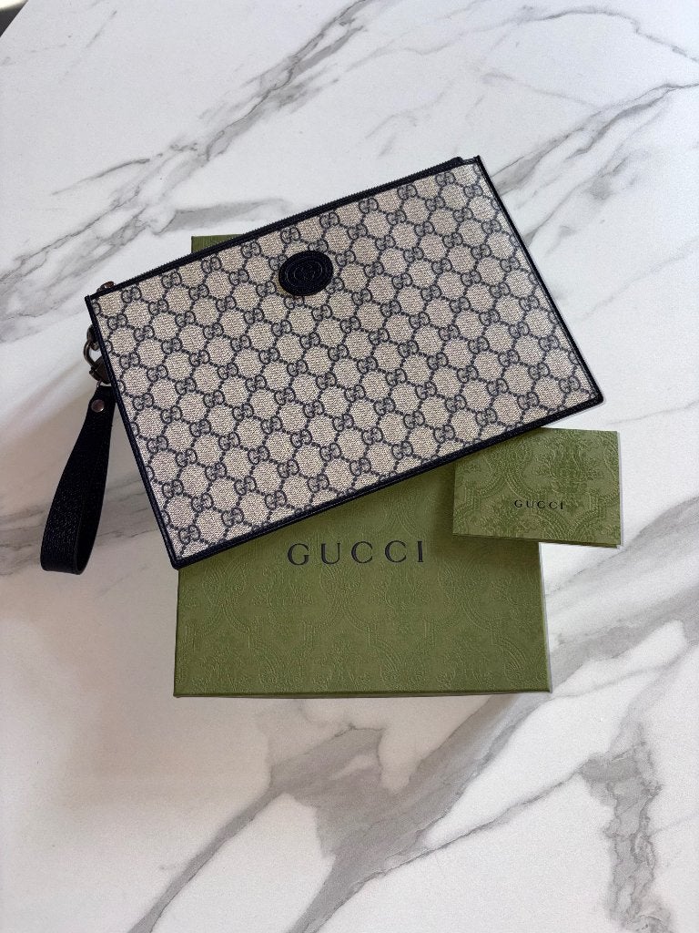 Pouch gucci heren, Ophalen, Nieuw, Bruin, Overige merken