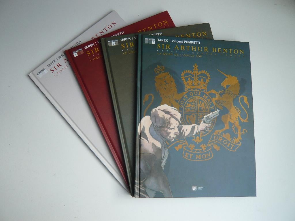 Bd SIR ARTHUR BENTON tomes 3 à 6 (EO ttbe) de POMPETTI, Gelezen, POMPETTI / TAREK, Ophalen of Verzenden, Meerdere stripboeken