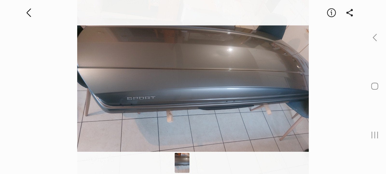 Cofre de toit Modèle sport 900 – 520