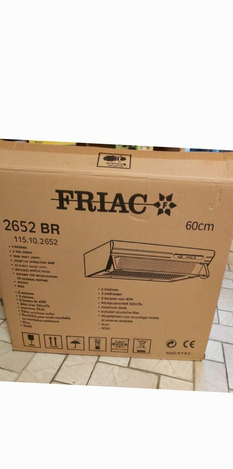 hotte métal brun 60 cm, Electroménager, Enlèvement