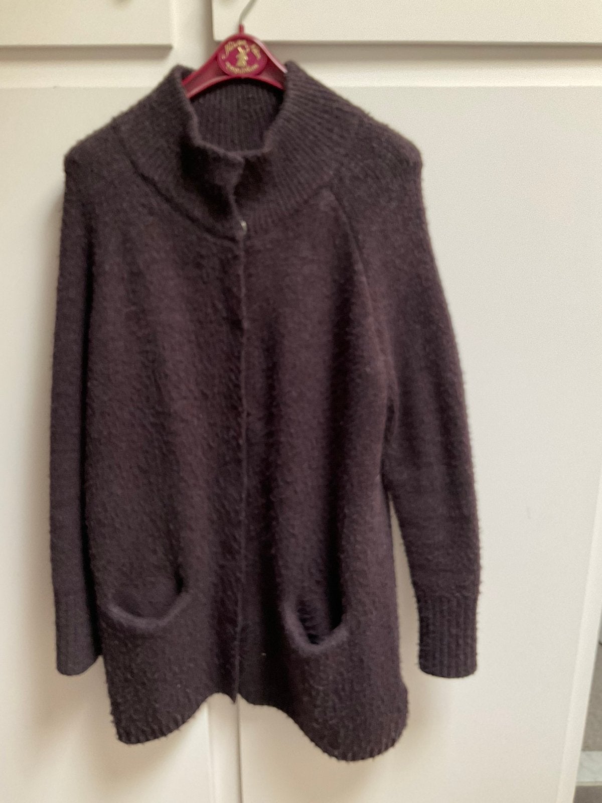 Lange paarse vest JBC maat xl, Kleding | Dames, Truien en Vesten, Ophalen of Verzenden, Zo goed als nieuw, Maat 46/48 (XL) of groter