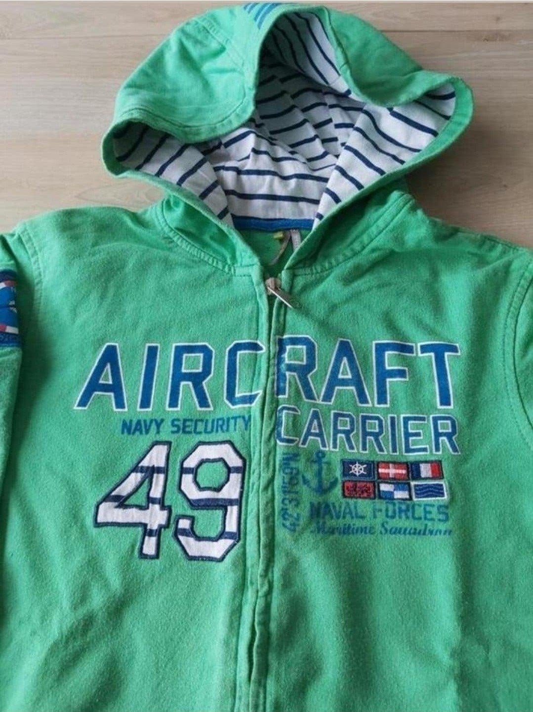 Gilet ML à capuche +t-shirt MC pour garçon -Orchestra-T.14, Enfants & Bébés, Garçon, Enlèvement ou Envoi, Ensemble, Utilisé