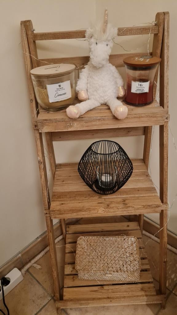 Petite échelle décorative en bois, Maison & Meubles, Enlèvement