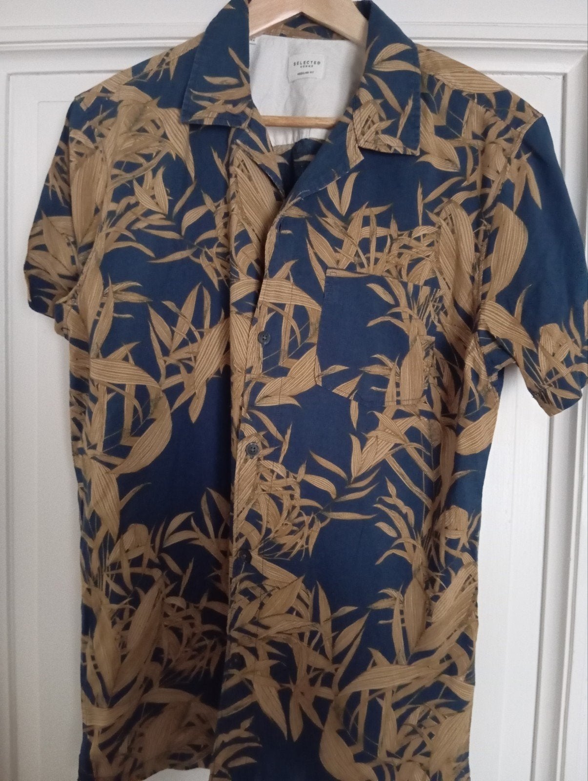 SELECTED pour homme - coupe classique : chemise d'été, manch, Enlèvement ou Envoi