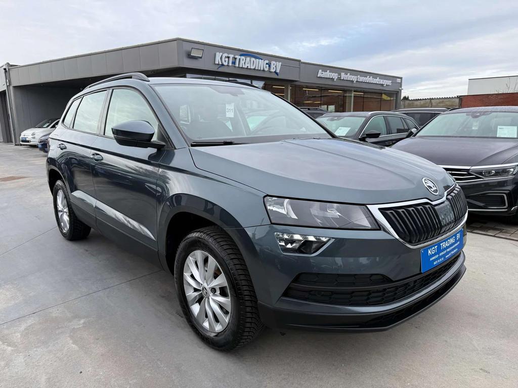 Skoda Karoq 1.0 TSI 115PK NAVIGATIE CAMERA CARPLAY BLUETOOTH, Auto's, Skoda, Stof, Gebruikt, 116 pk, Karoq