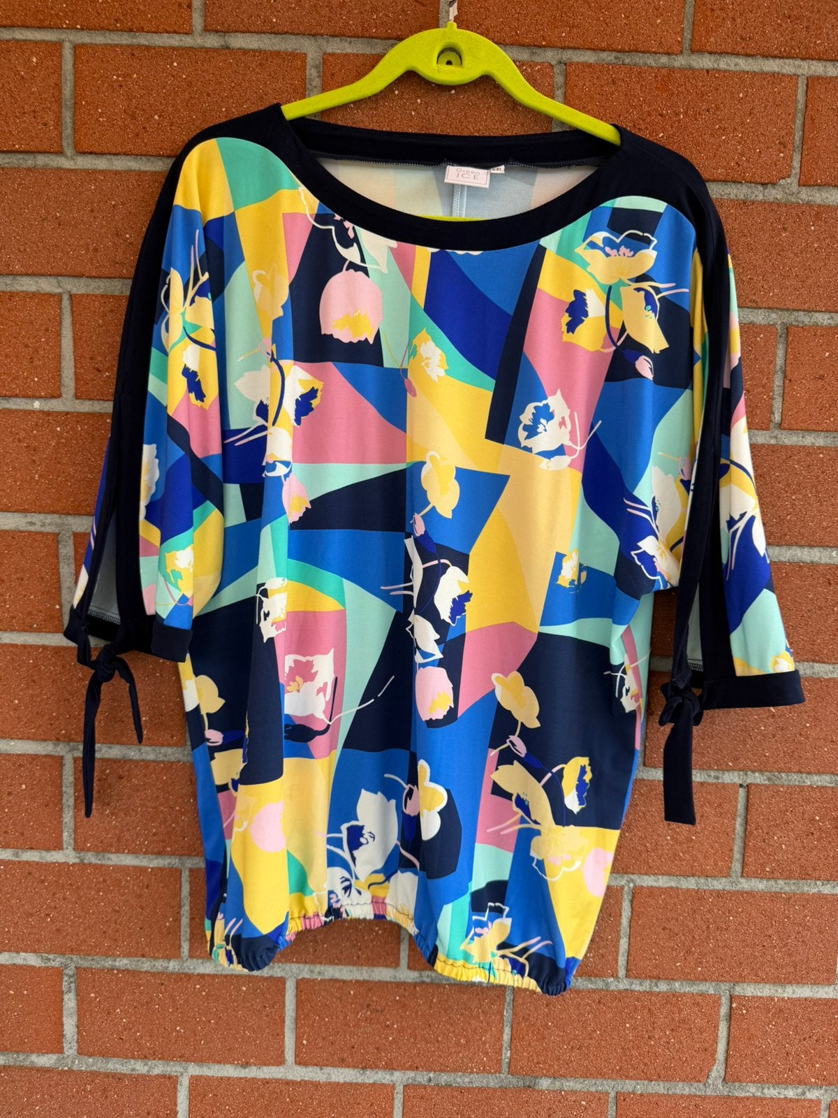 Luchtige blouse Green Ice, Ophalen, Gedragen, Maat 46/48 (XL) of groter, Meerkleurig