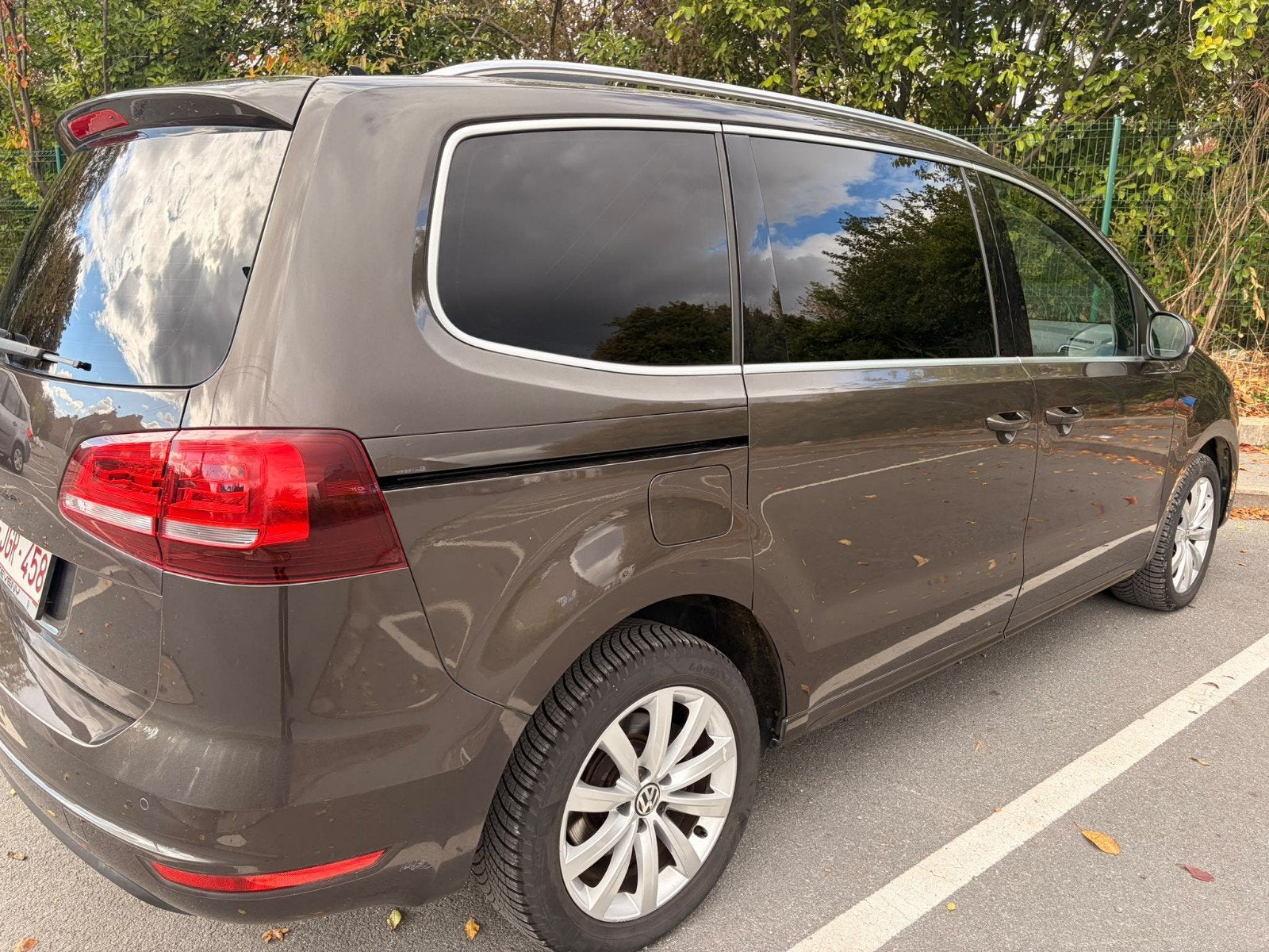 Sharan DSG 2017 2.0TDI, Auto's, Automaat, Leder, Elektrisch, Particulier