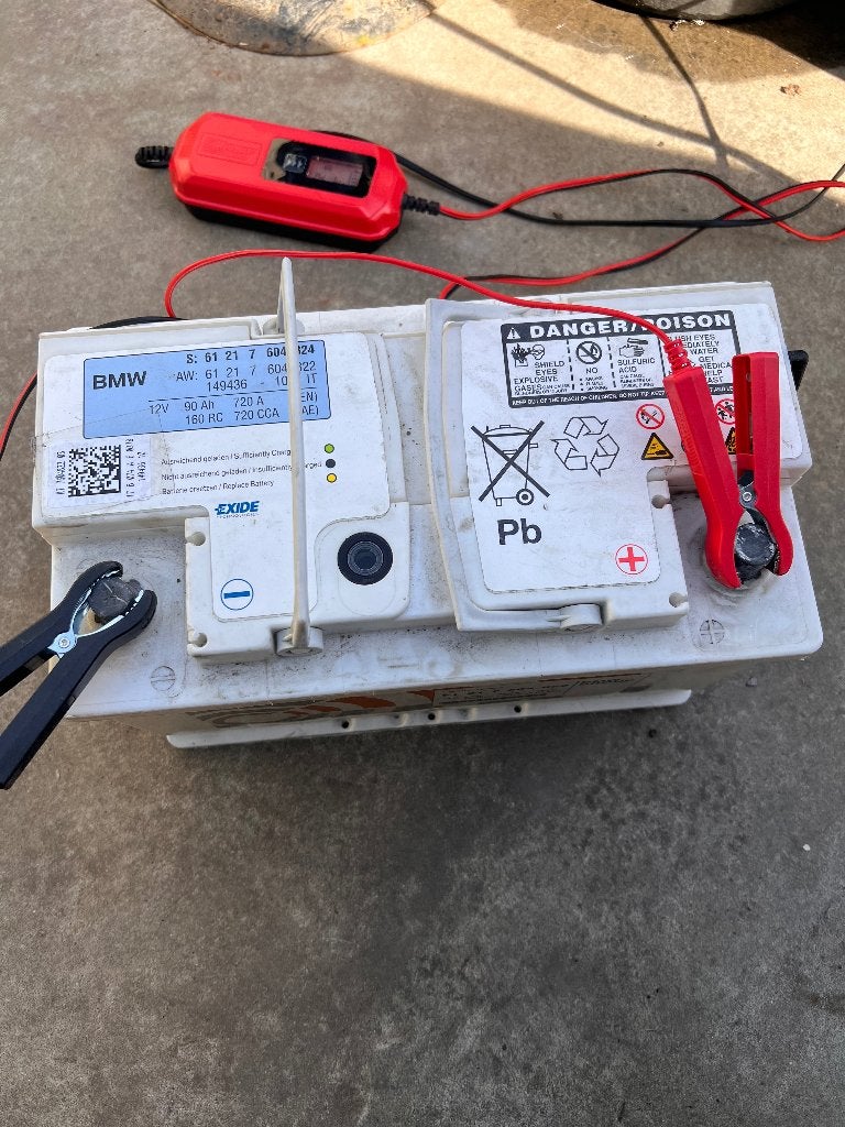 Batterij 90AH, Auto-onderdelen, Gebruikt, BMW