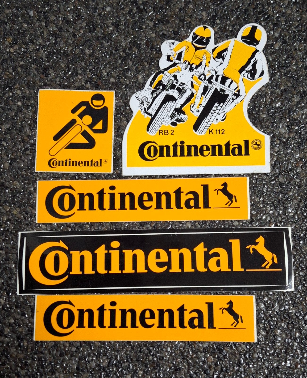 Lot d'autocollants Moto, motocross, pneus de voiture Contine, Enlèvement ou Envoi, Comme neuf, Voiture ou Moto