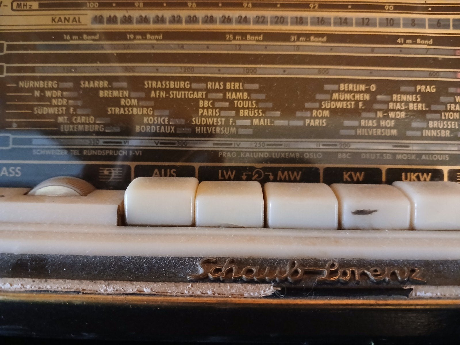 radio Schaub Lorenz golden 10, Antiek en Kunst, Ophalen of Verzenden