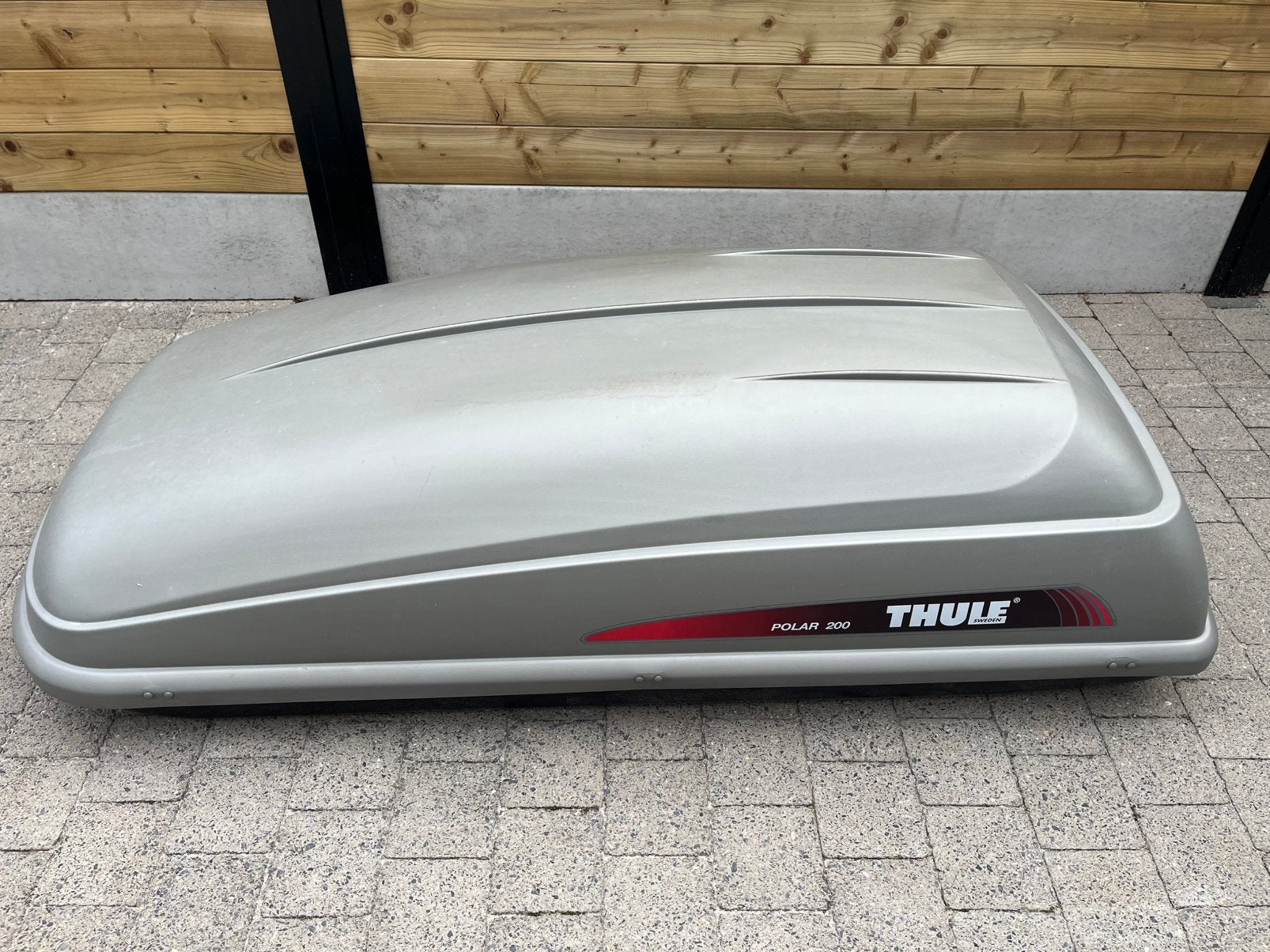 Dakkoffer Thule met bijhorende dakdragers, Ophalen, Zo goed als nieuw