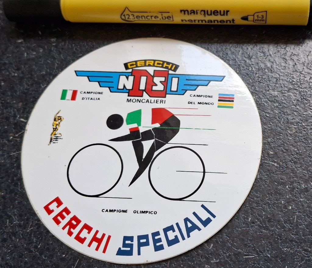 Autocollant cycliste Cerchi Speciali Nisi Italia, Collections, Enlèvement ou Envoi, Comme neuf, Marque