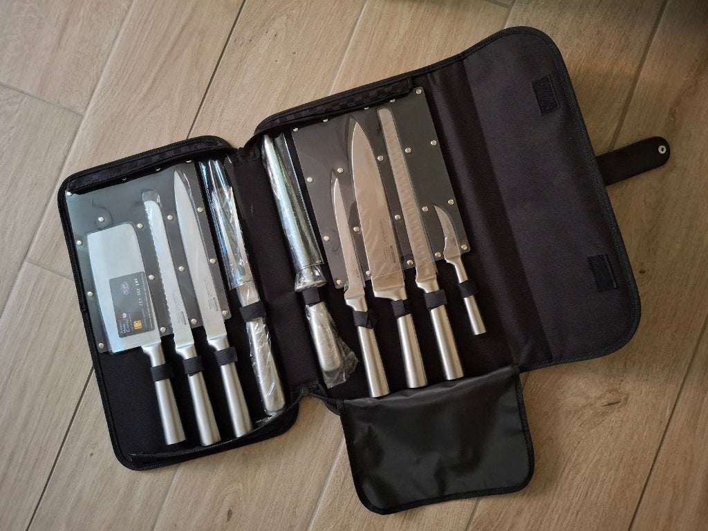 9-delige messenset Masterline exclusive edelstahl, Huis en Inrichting, Ophalen of Verzenden, Messenset