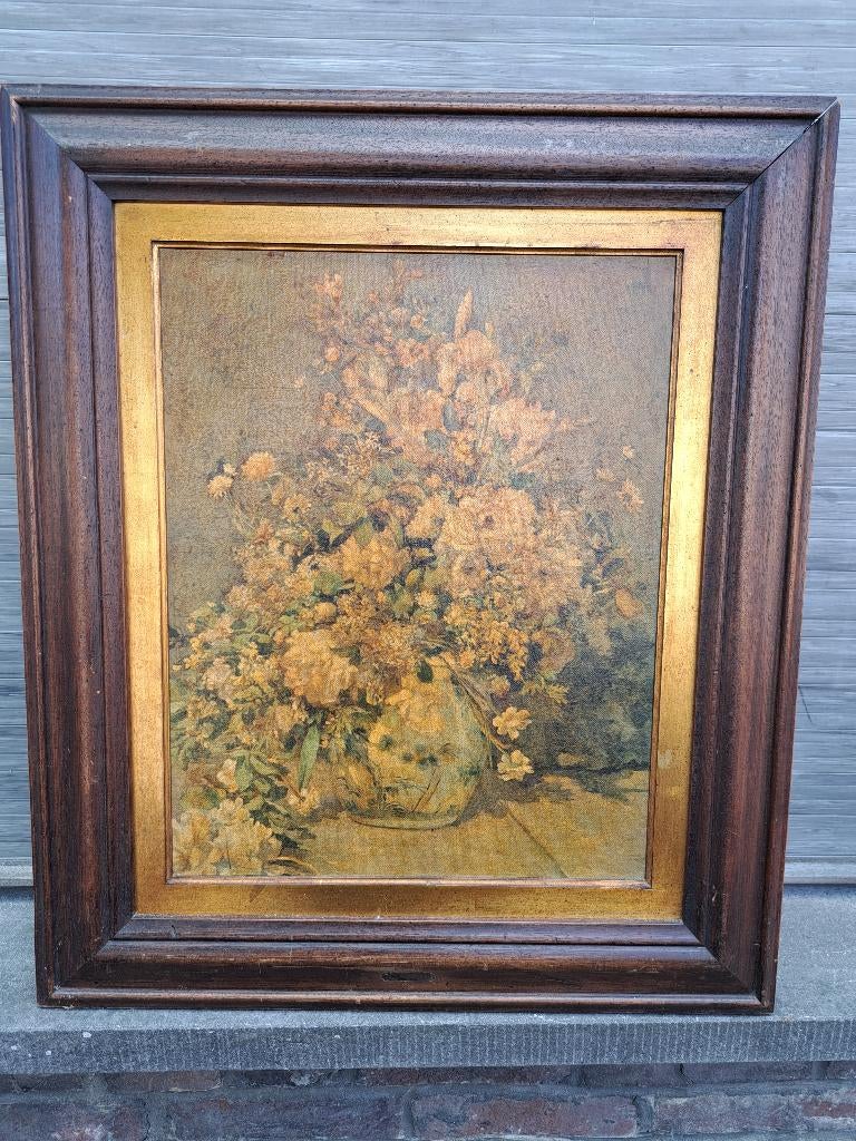 huile sur toile fleurs, Enlèvement ou Envoi